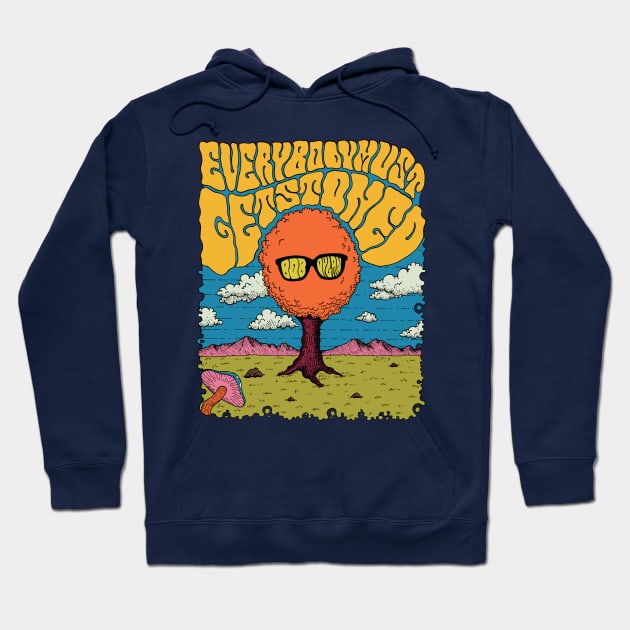 Everybody Must Get Stoned Hoodie by ogeraldinez